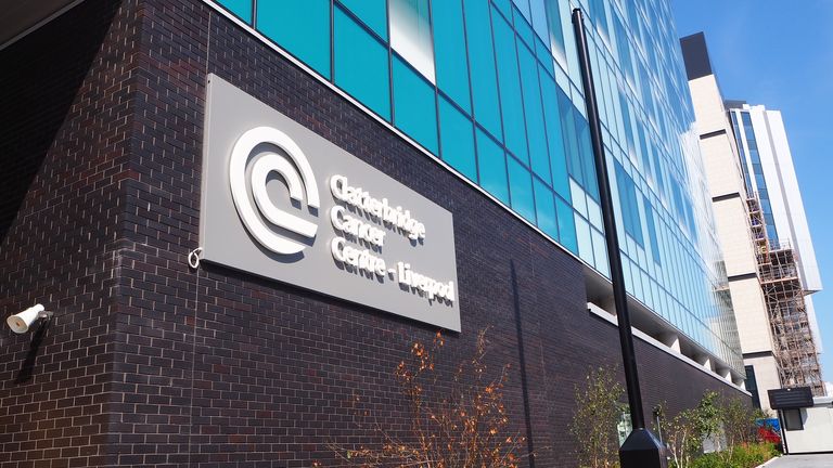 The Clatterbridge Cancer Centre in Liverpool