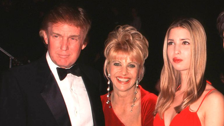  Donald, Ivana and Ivanka Trump  in 1998
Pic: AP