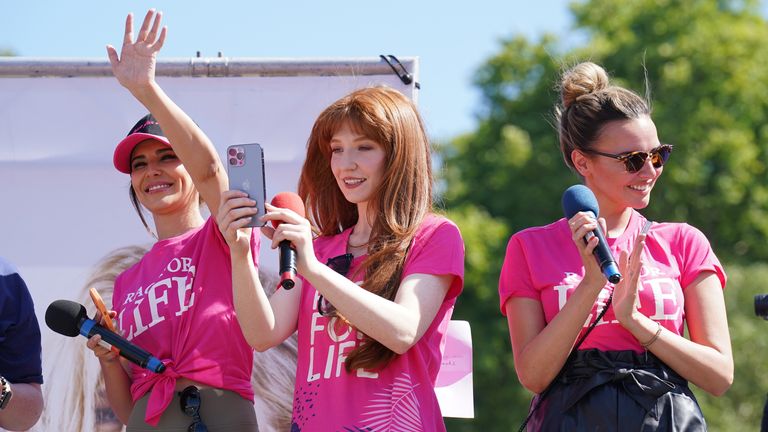 Cheryl, Nicola Roberts and Nadine Coyle