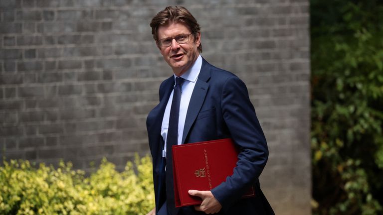 British lawmaker Greg Clark arrives at Downing Street in London, Britain, July 7, 2022. REUTERS/Phil Noble
