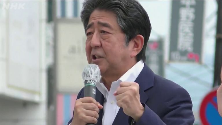 Former Japanese Prime Minister Shinzo Abe