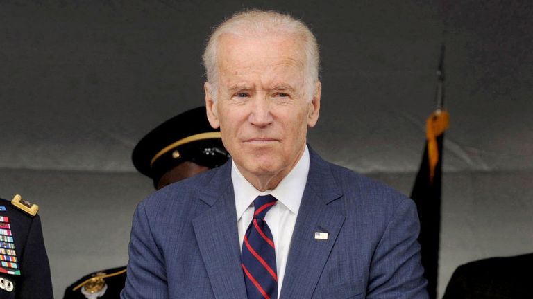 Joe Biden. Pic: AP