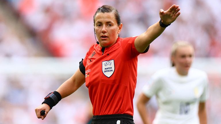 Referee Kateryna Monzul
