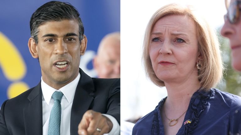 Liz Truss and Rishi Sunak