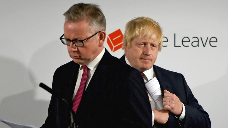 Gove unhappy with Johnson staying as PM, Sky News understands