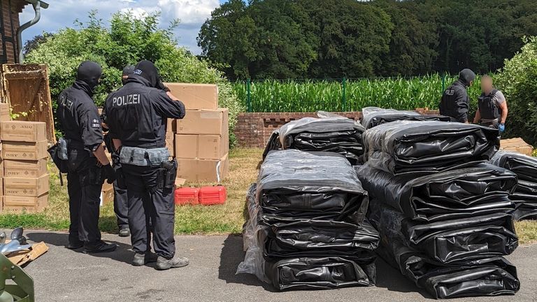 Dozens arrested in Europe-wide crackdown on Channel people smuggling gang | UK News