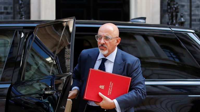British Education Secretary Nadhim Zahawi arrives ahead of a weekly cabinet meeting at 10 Downing Street, in London, Britain July 5, 2022. REUTERS/Peter Nicholls
