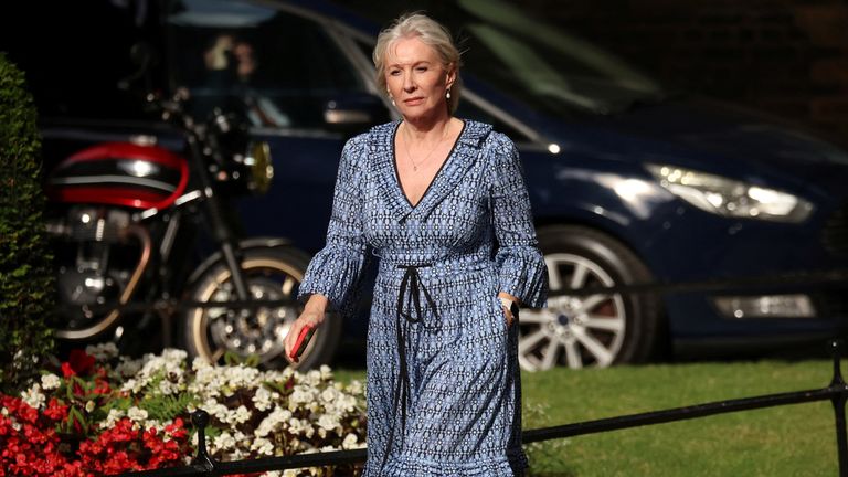 British Culture Secretary Nadine Dorries arrives at 10 Downing Street, in London, Britain July 6, 2022. REUTERS/Phil Noble
