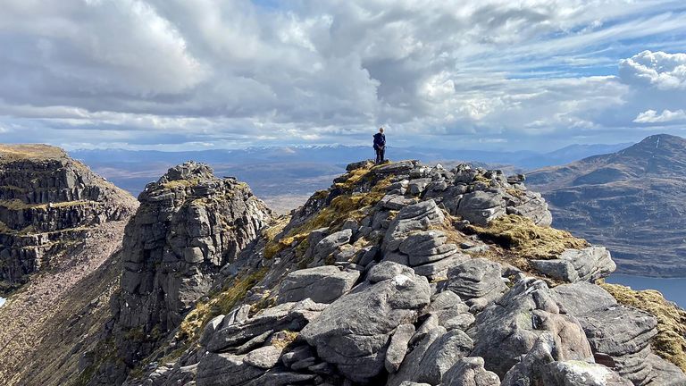 Nick Gardner in the north-western Scottish Highlands