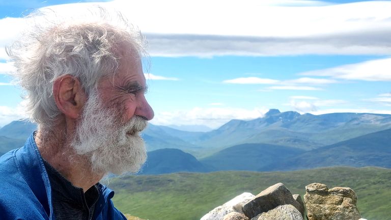 Nick Gardner in the north-western Scottish Highlands