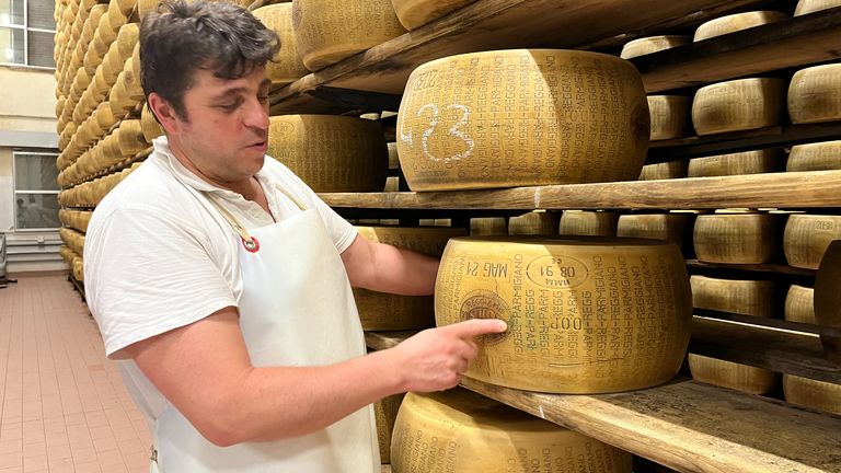 Parmigiano Reggiano in Italy