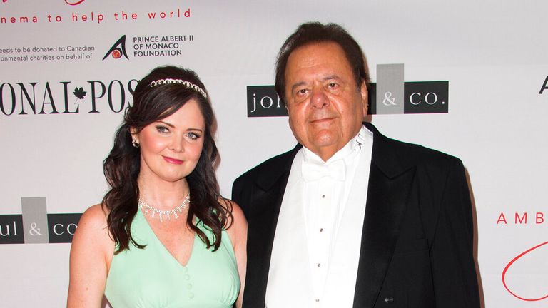 FILE - Paul Sorvino, right, and his wife Dee Dee Sorvino attend the AMBI Gala benefiting The Prince Albert II of Monaco Foundation on Sept. 9, 2015, in Toronto. Sorvino, an imposing actor who specialized in playing crooks and cops like Paulie Cicero in 