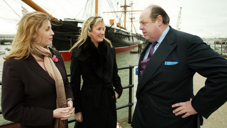 With Sir Winston Churchill&#39;s grandson Nicholas Soames ont he campaign trail in Portsmouth in 2005