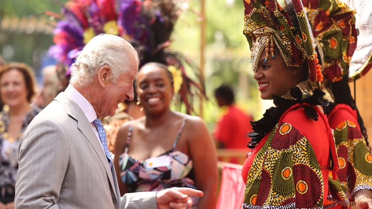 The Prince of Wales and the Duchess of Cornwall helped celebrate the return of the Notting Hill Carnival at a launch event