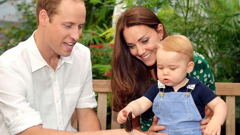 Photo released to mark Prince George's first birthday