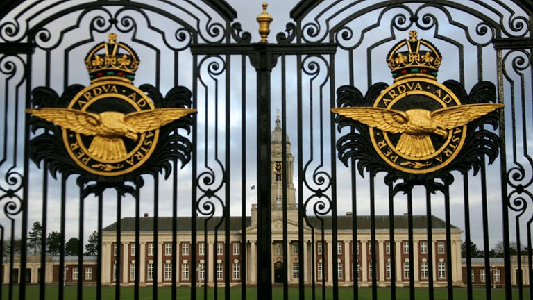 Cranwell is home to the RAF&#39;s training college