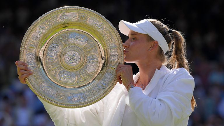 Moscow-born Rybakina wins Wimbledon in year Russians are banned