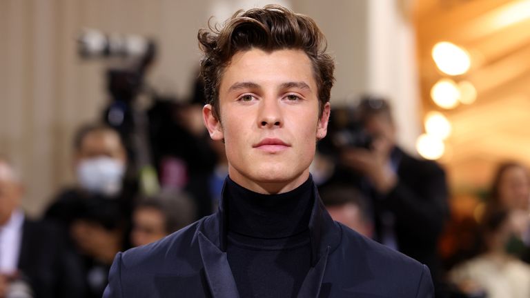 Shawn Mendes arrives at the In America: An Anthology of Fashion themed Met Gala at the Metropolitan Museum of Art in New York City, New York, U.S., May 2, 2022. REUTERS/Andrew Kelly