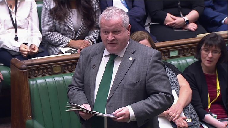 The SNP&#39;s Westminster leader is Ian Blackford MP