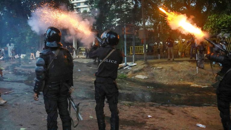 Sri Lankan PM’s residence set on fire | News UK Video News | Sky News