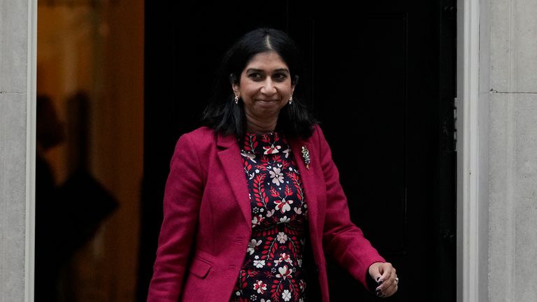 Suella Braverman has said she will run for the leadership Pic: AP