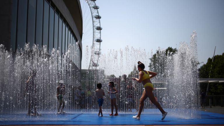 Temperatures forecast to dip after record-breaking heatwave across UK