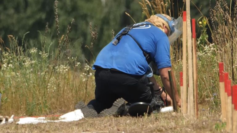 Demining charity the Halo Trust has told Sky News that Ukraine is now the ‘most lethal environment’ in the world. 