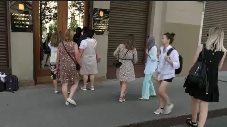 The mums and wives of Russia trying to ask authorities for answers about their loved ones missing in the Ukraine war