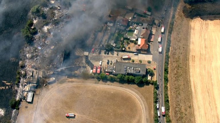 Fires in Wennington