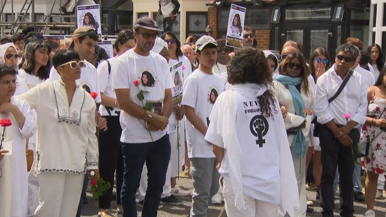 Vigil held for Zara Aleena