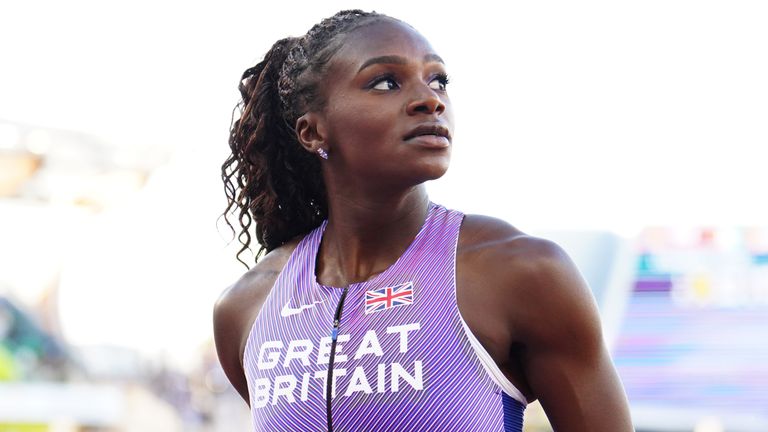 World Athletics Championships Oregon22 - Day Three - Eugene
Great Britain&#39;s Dina Asher-Smith following the Women�s 100m Final on day three of the World Athletics Championships at Hayward Field, University of Oregon in the United States. Picture date: Sunday July 17, 2022.