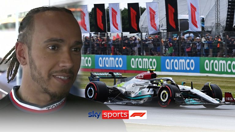 Lewis Hamilton was pleased with the improvement Mercedes made during Friday&#39;s practice at the British Grand Prix.
