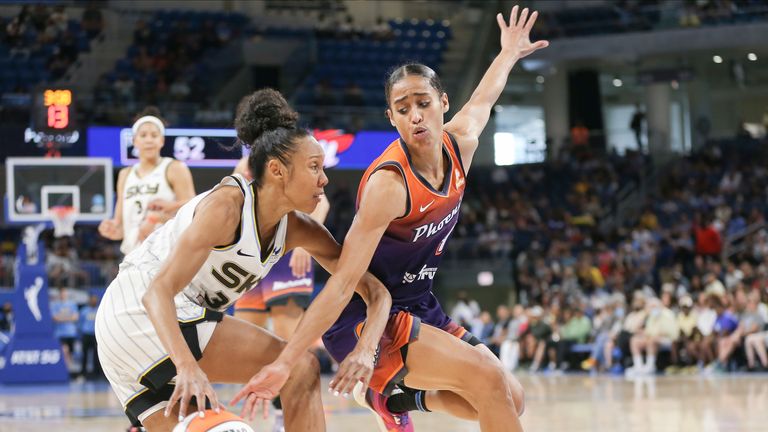 WNBA: Phoenix Mercury 75-91 Chicago Sky | Video | Watch TV Show | Sky ...