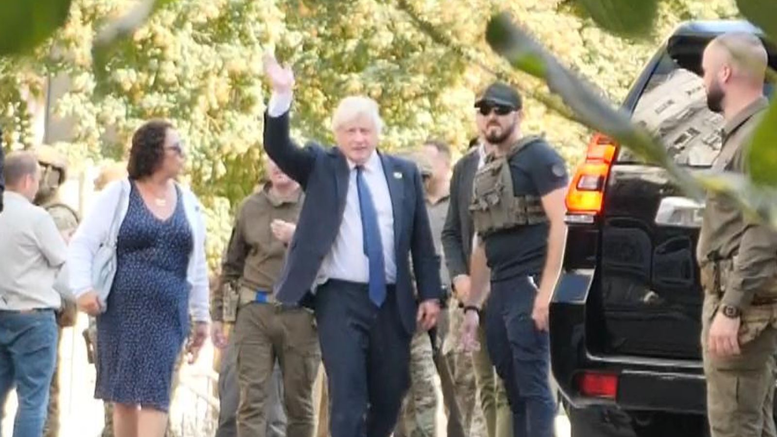 Prime Minister Boris Johnson Visits Kyiv As Ukraine Marks Its ...