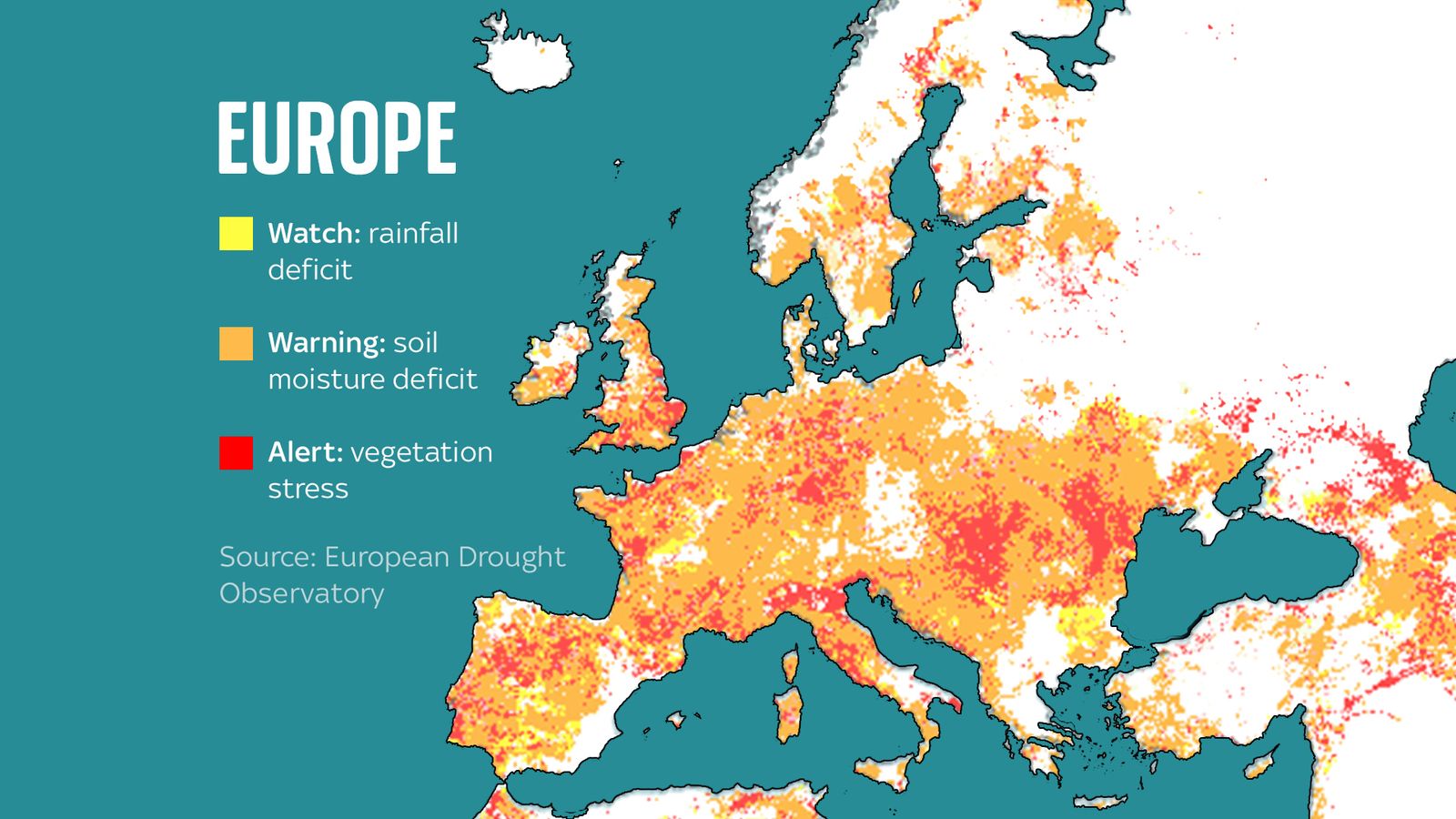 Climate crisis Drought hitting more than half of Europe these are