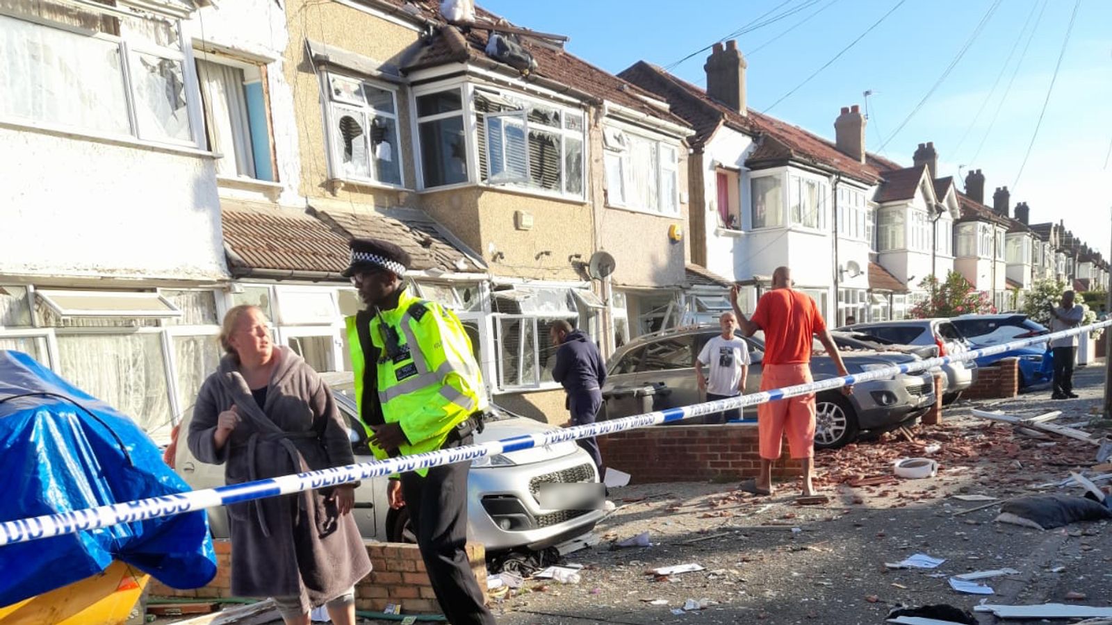Child killed in explosion at home News UK Video News Sky News