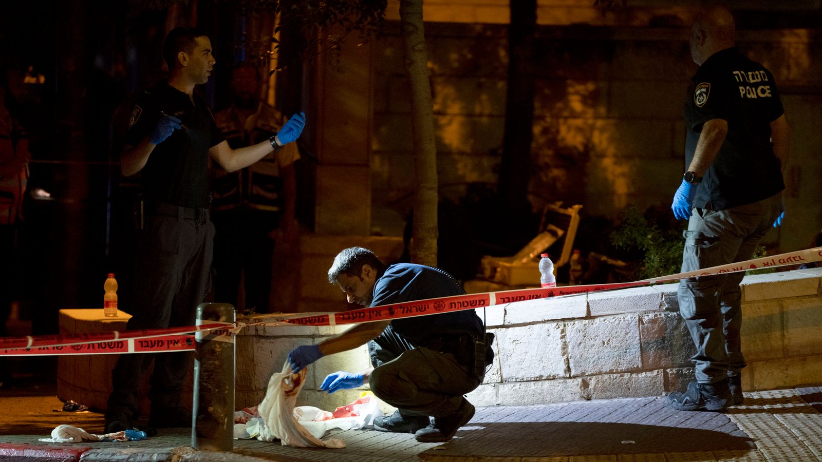 Gunman opens fire at Jerusalem bus stop, killing three and injuring seven |  world news