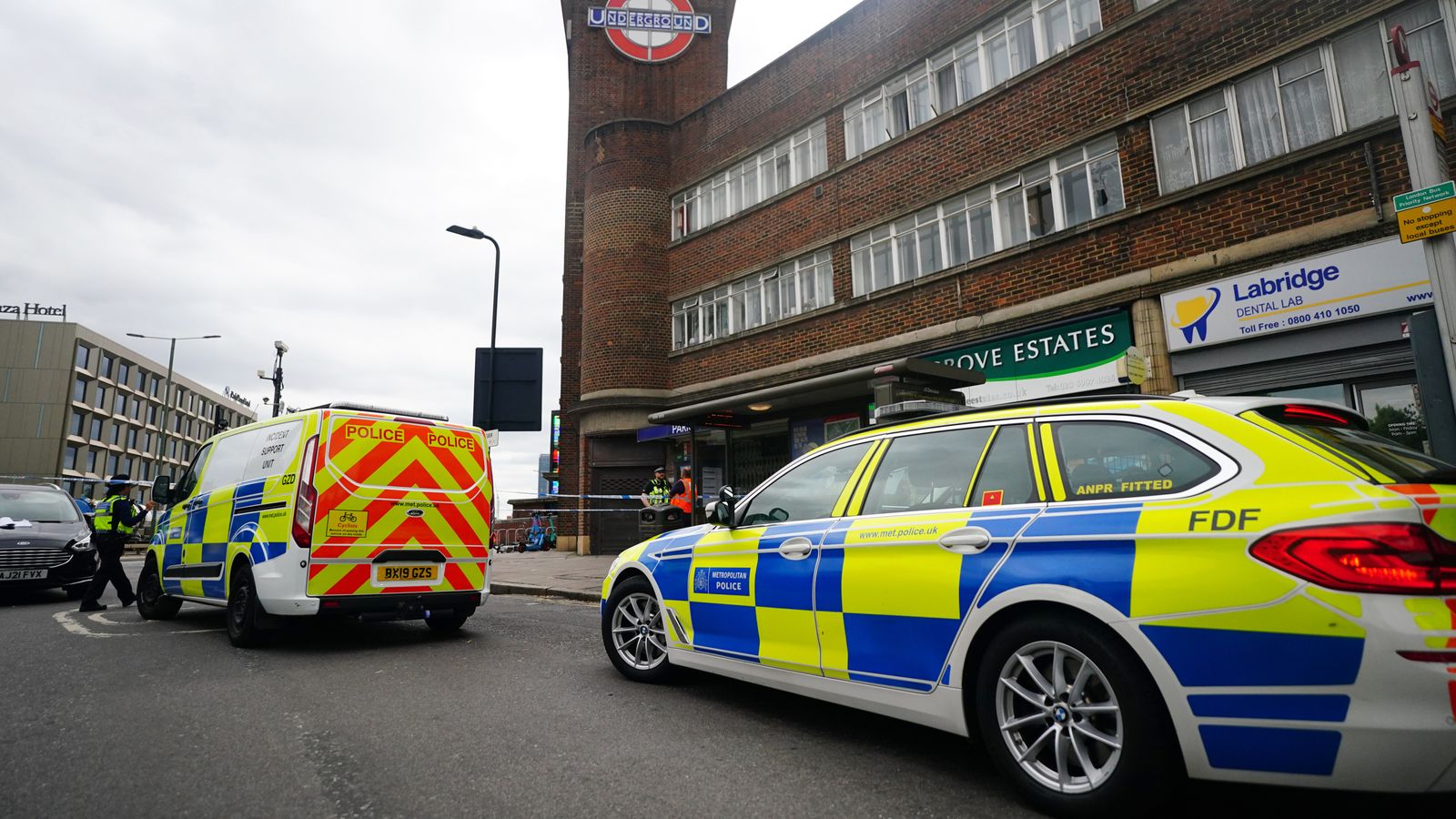 Woman dies in crash which left car on railway track in west London | UK ...