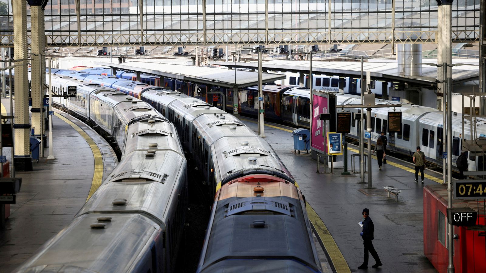 Series of rail strikes planned to start today suspended, RMT union says - but it's too late to reinstate all services
