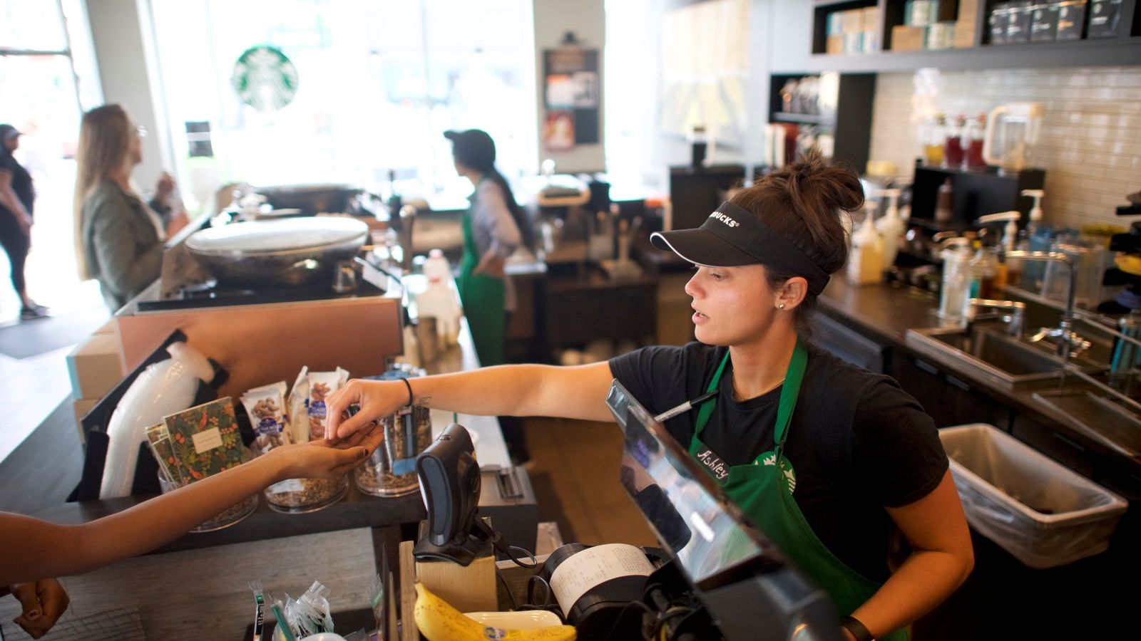 Be nice to your baristas and to others in line!! 🫶 #starbucks #starbi, Starbucks  Stanley Cup