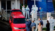 New Zealand police investigators work at a scene in Auckland on Aug. 11, 2022, after bodies were discovered in suitcases. A family who bought some abandoned goods from a storage unit in an online auction found the bodies of two young children concealed in two suitcases, police said Thursday, Aug. 18, 2022.
Pic: New Zealand Herald via AP