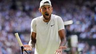 File photo dated 10-07-2022 of Nick Kyrgios. The spectator accused by Nick Kyrgios of having “about 700 drinks” during this year’s Wimbledon final is taking legal action against the Australian for defamation. Issue date: Tuesday August 23, 2022.

