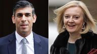  Rishi Sunak and Liz Truss who have made it through to the final two in the Tory leadership race.
Read less
Picture by: PA/PA Wire/PA Images
Date taken: 21-Jul-2022