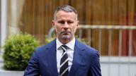 Former Manchester United footballer Ryan Giggs arrives at Manchester Crown Court in Manchester, Britain, August 18, 2022 REUTERS/Molly Darlington
