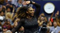 Tennis - U.S. Open - Flushing Meadows, New York, United States - August 29, 2022 Serena Williams of the U.S. celebrates winning her first round match against Montenegro's Danka Kovinic REUTERS/Mike Segar TPX IMAGES OF THE DAY