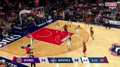 WNBA: Sparks 79-76 Mystics