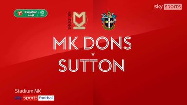 MK Dons 1-0 Sutton Utd 