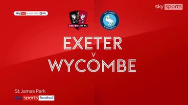 Exeter City 3-1 Wycombe