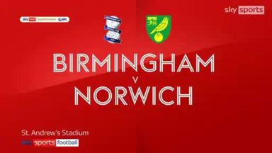 Birmingham 1-2 Norwich