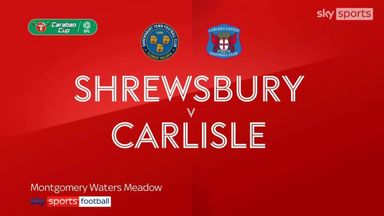 Shrewsbury 3-2 Carlisle